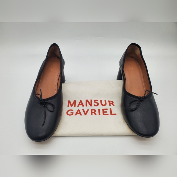 Mansur Gavriel Dream Block Heel Pumps 39.5 - Picture 9 of 16